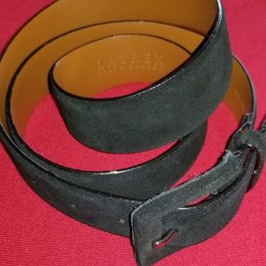 Ralph Lauren suede belt